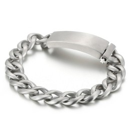 Street Cool Herrarmband I Titan Med Sandfinish