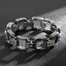 Eleganta Mönsterarmband För Män
