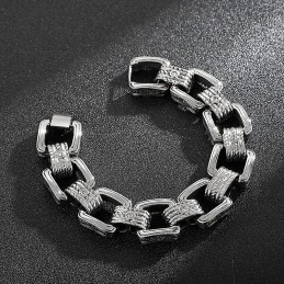 Eleganta Mönsterarmband För Män