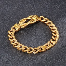 Knutna Titanarmband För Män