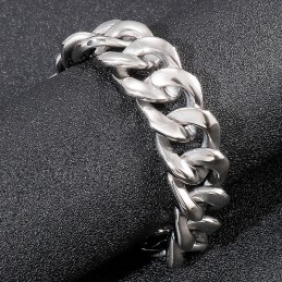 Coola Herrhandsmycken Moderiktiga Titan Glansiga Armband