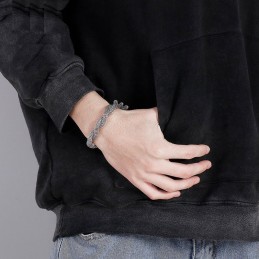 Herrarmband Med Ormbenskedja I Titan