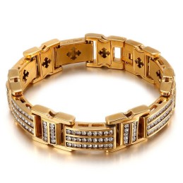 Moderiktiga Titanarmband För Män Med Diamanter