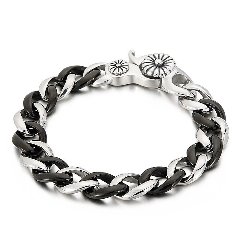 Svart Titanarmband För Män Svart Titanarmband För Män