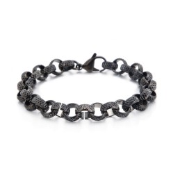 Ancient Chic Cross O-Formad Titankedja Med Armband