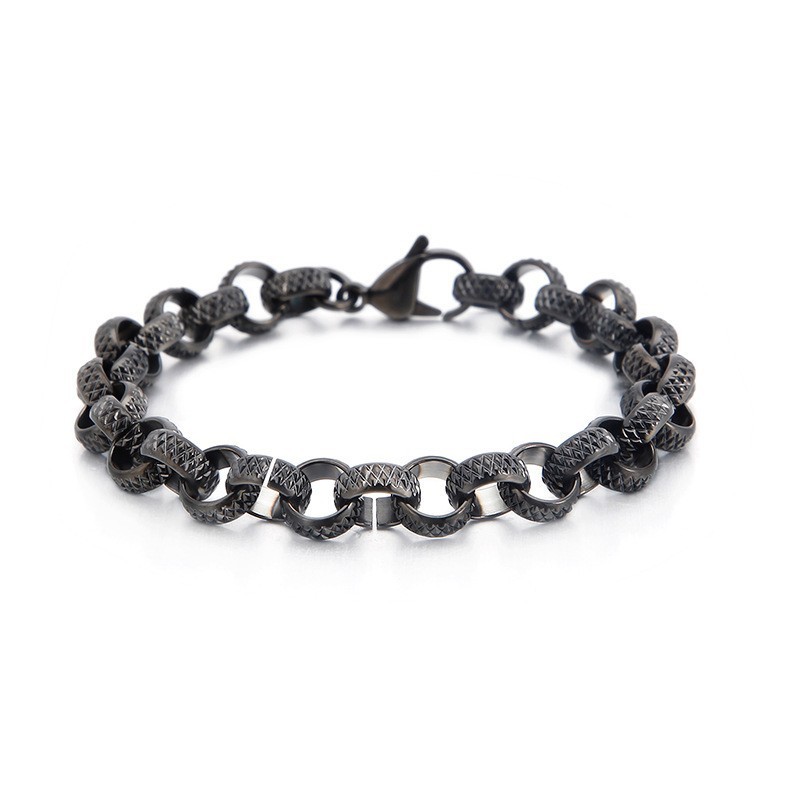 Ancient Chic Cross O-Formad Titankedja Med Armband Ancient Chic Cross O-Formad Titankedja Med Armband