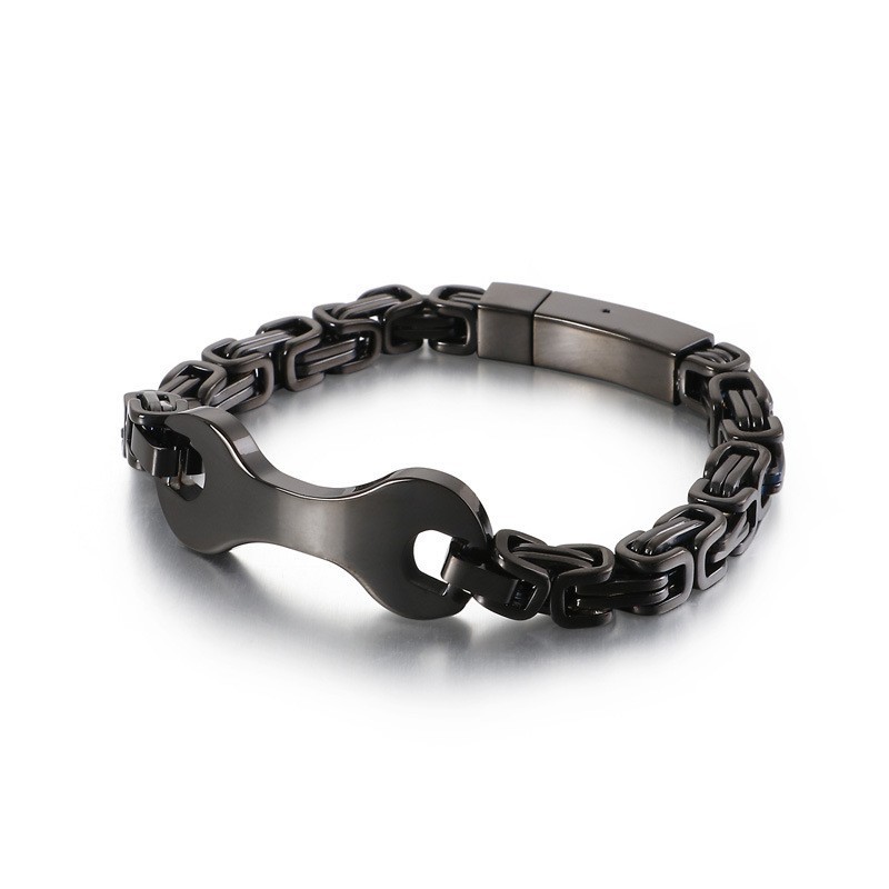 Fashion Tide Herrarmband Med Titankejsarkedja Fashion Tide Herrarmband Med Titankejsarkedja