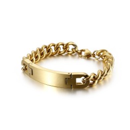 Fashion Bend Herrarmband I Titan