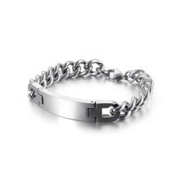 Fashion Bend Brand Herrarmband I Titan