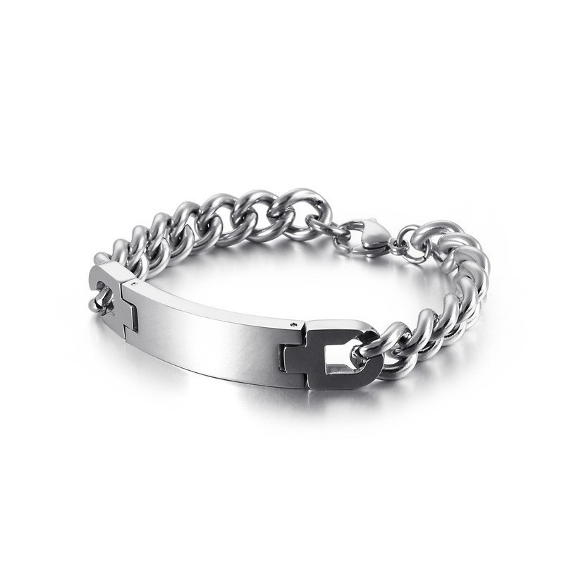 Fashion Bend Brand Herrarmband I Titan Fashion Bend Brand Herrarmband I Titan