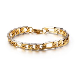 Titanarmband Med Kedja För Män