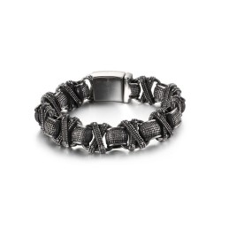 Coolt Korsarmband För Män, Elegant Titanarmband