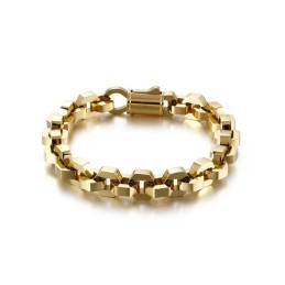Elegant Geometriskt Herrarmband I Titan