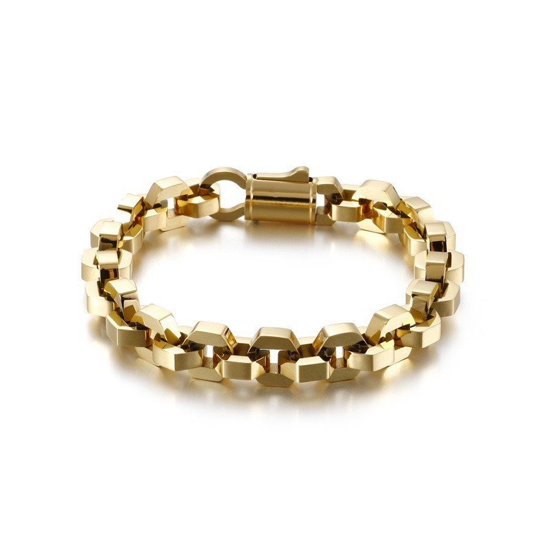 Elegant Geometriskt Herrarmband I Titan Elegant Geometriskt Herrarmband I Titan
