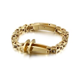 Nya Titanarmband För Män Klassiska Korsarmband