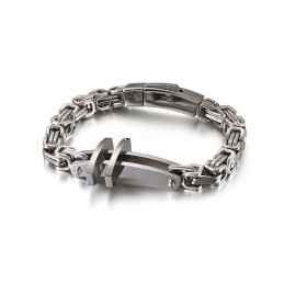 Nya Titanarmband För Män Klassiska Korsarmband