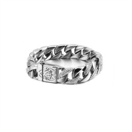 Moderiktigt Diamantarmband Med Coolt Utseende För Män