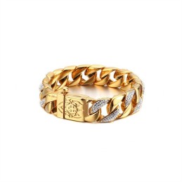 Moderiktigt Diamantarmband För Män