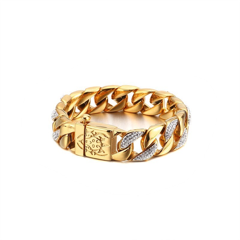 Moderiktigt Diamantarmband För Män Moderiktigt Diamantarmband För Män