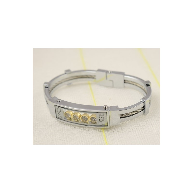 Herrarmband I Titan Med Diamanter Herrarmband I Titan Med Diamanter