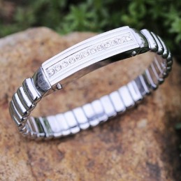 Herrarmband I Titan Med Diamanter