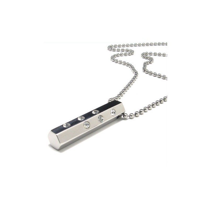 Mode Herr Gåva Titan Diamant Halsband Hänge Mode Herr Gåva Titan Diamant Halsband Hänge