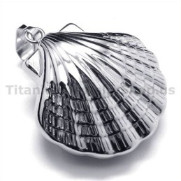 Shell Design Titanhänge - Fri Kedja