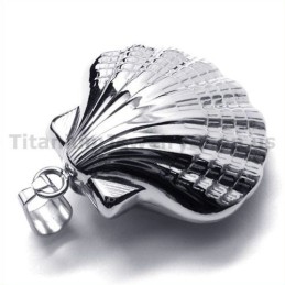 Shell Design Titanhänge - Fri Kedja