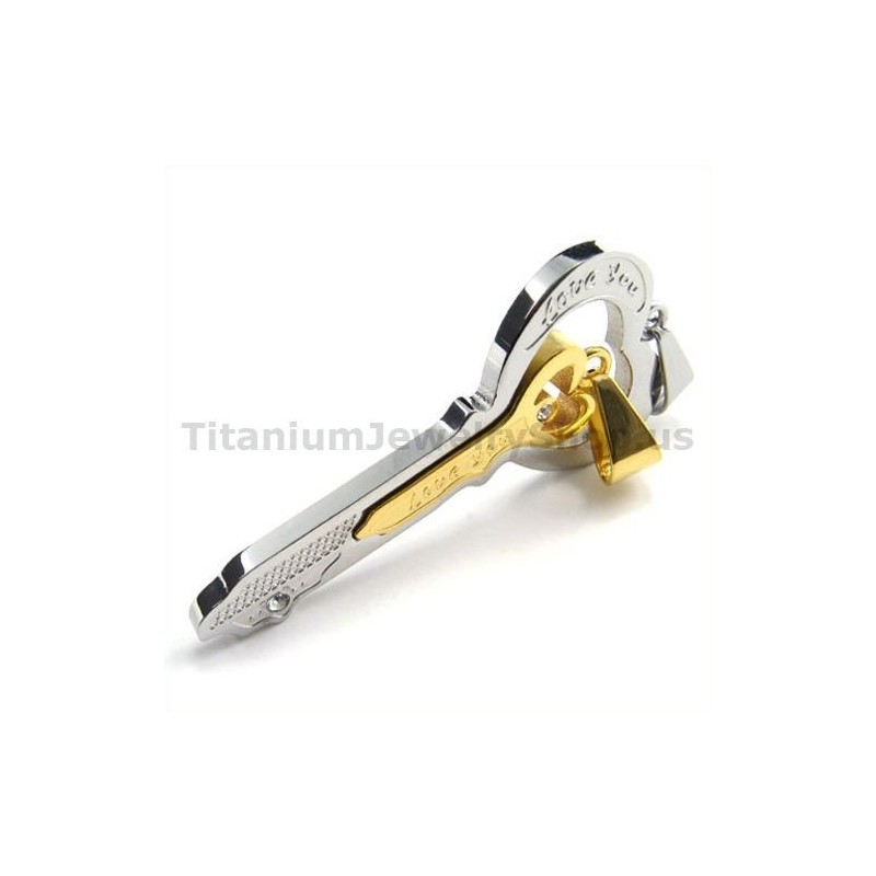 Gloden Titanium Lovers Nyckelhängen - Fria Kedjor Gloden Titanium Lovers Nyckelhängen - Fria Kedjor