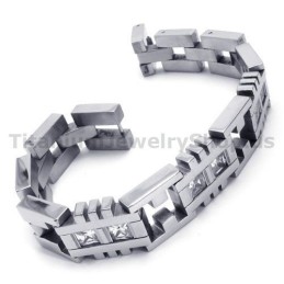 Herrarmband I Titan Med Diamanter
