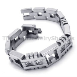 Herrarmband I Titan Med Diamanter