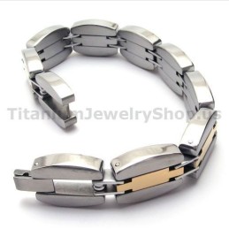 Herrarmband I Titan Med Diamanter