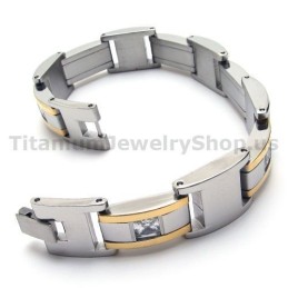 Herrarmband I Titan Med Diamanter