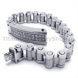Herrarmband I Titan Med Diamanter