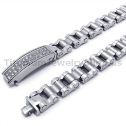 Herrarmband I Titan Med Diamanter