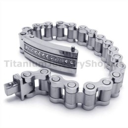 Herrarmband I Titan Med Diamanter