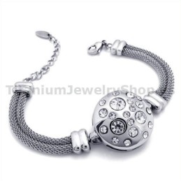 Damarmband I Titan Med Diamanter