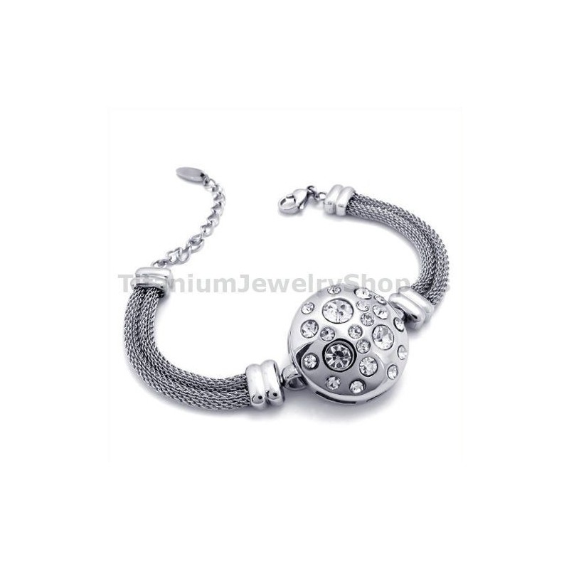 Damarmband I Titan Med Diamanter Damarmband I Titan Med Diamanter