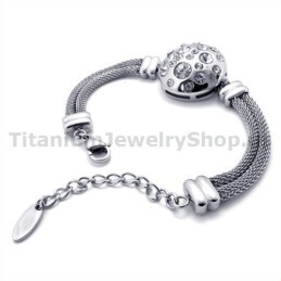 Damarmband I Titan Med Diamanter