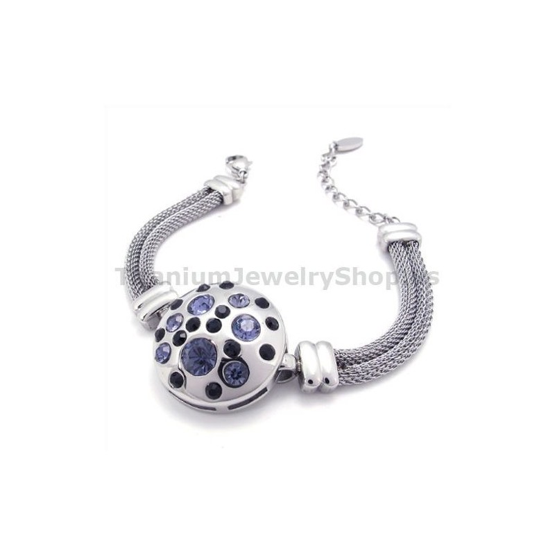 Damarmband I Titan Med Diamanter Damarmband I Titan Med Diamanter