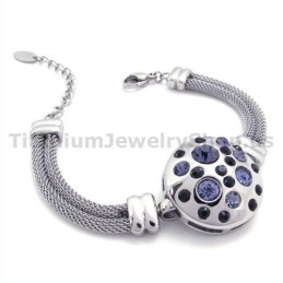 Damarmband I Titan Med Diamanter