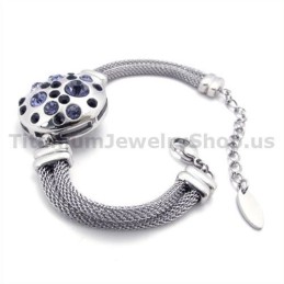 Damarmband I Titan Med Diamanter