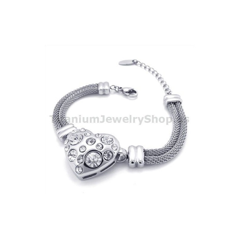 Damarmband I Titan Med Diamanter Damarmband I Titan Med Diamanter