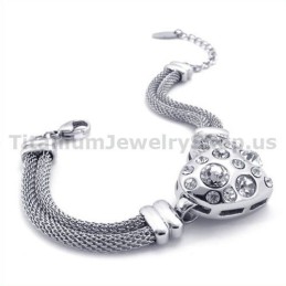Damarmband I Titan Med Diamanter
