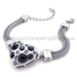 Damarmband I Titan Med Diamanter