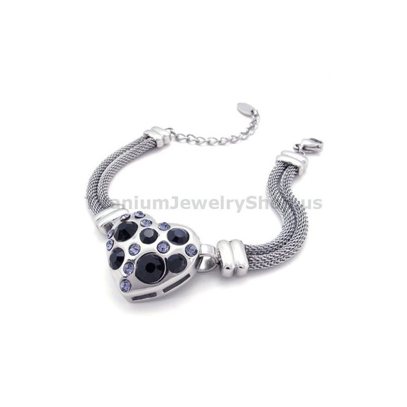 Damarmband I Titan Med Diamanter Damarmband I Titan Med Diamanter