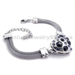 Damarmband I Titan Med Diamanter