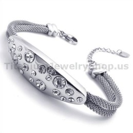 Damarmband I Titan Med Diamanter