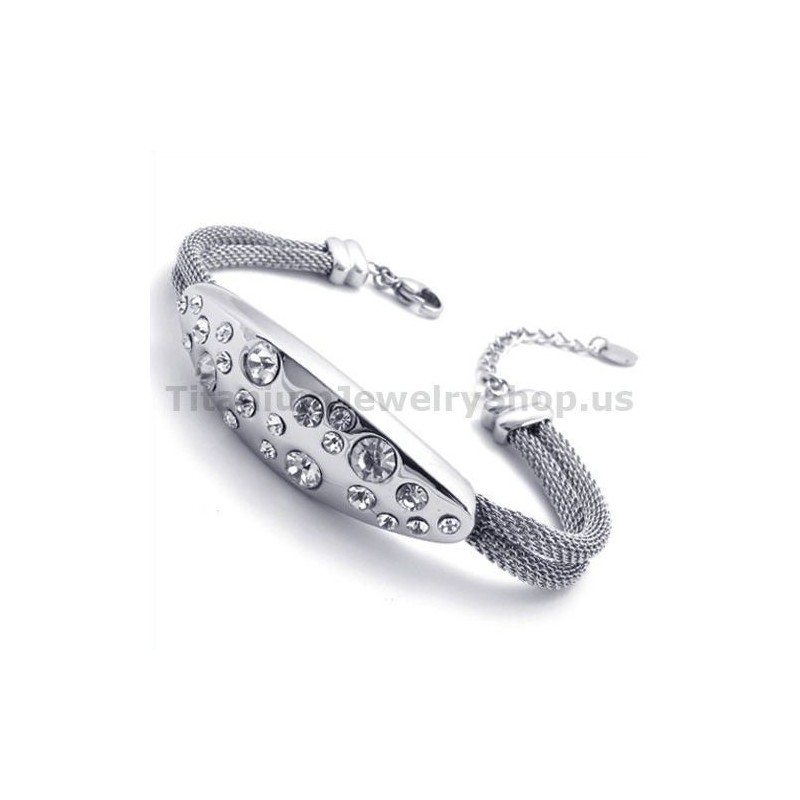 Damarmband I Titan Med Diamanter Damarmband I Titan Med Diamanter