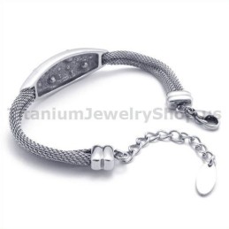 Damarmband I Titan Med Diamanter